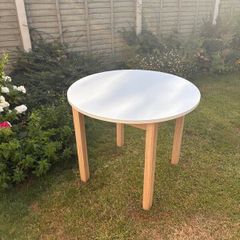 Round table and four chairs