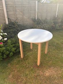 Round table and four chairs