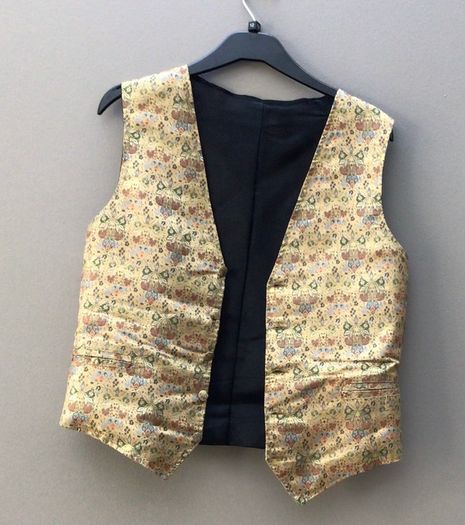 Silk Brocade Waistcoat Size 12