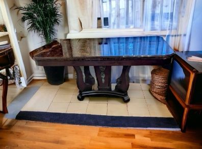 Exquisite large Italian marble table