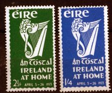 1953 Ireland An Tostal (Ireland at Home) Commemorative Stamps Mint Never Hinged (MNH)