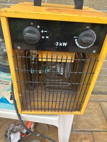 workshop fan heater