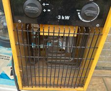 workshop fan heater
