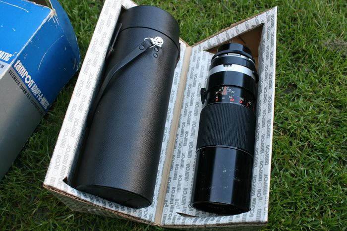 TAMRON SP 300mm F/5.6 TELE MACRO Lens With C/Y conversion adapter from JAPAN