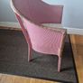 vintage wicker tub chair Image 7