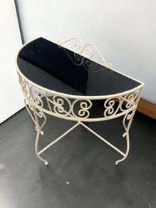 Vintage Console / Demi Lune Table