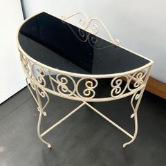 Vintage Console / Demi Lune Table