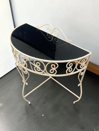 Vintage Console / Demi Lune Table
