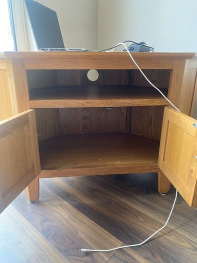 Oak TV stand
