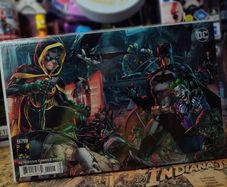 Detective Comics ! Issue #1000 ! Jim Lee & Scott Williams Midnight Release Variant Cover ! Horizontally Oriented ! 2019 ! by DC Comics !