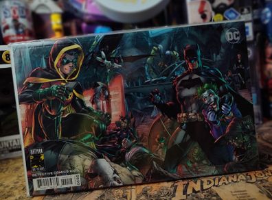 Detective Comics ! Issue #1000 ! Jim Lee & Scott Williams Midnight Release Variant Cover ! Horizontally Oriented ! 2019 ! by DC Comics !