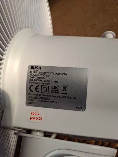 12 inch electric fan