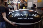 Giant Guinness Made For More Inflatable Rugby Ball 44 inch Long Pub Bar Man Cave