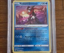 Radiant Greninja OG grade 10 Pokemon Card