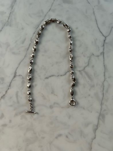 sterling silver coffee bean necklace