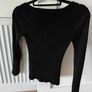 Other Stories Black Fitted Sweetheart Neck Image 3
