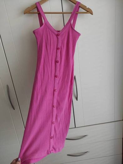 classic summer dress, pink, Perfect condition, size S