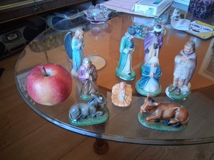 ceramic nativity set