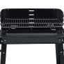 Titan BBQ Charcoal Garden Grill on Wheels  Perfect Family Size with Adjustable Cooking Height Image 2