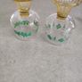 SET OF 2 Vintage German Schott Zwiesel Crystal Animal Wildlife Hunting Etched Frosted Set Amber Cordial Liqueur Wine Glasses Roemer Rhine Beehive Image 9