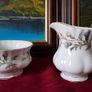 47 Piece Royal Albert Brigadoon Pattern Bone China Gold Gilt Dinner And Tea Service / Set For 5 Person Setting Made In England Image 6