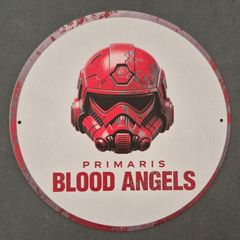 Vintage Style metal sign, WARHAMMER 40K, blood angels.