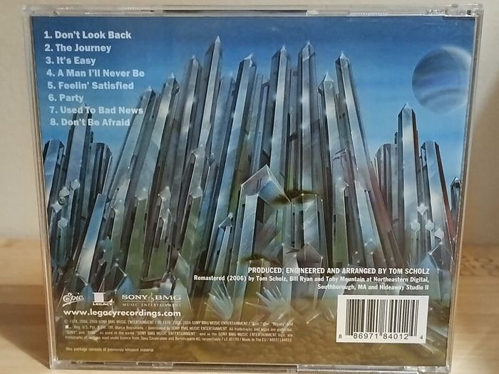 Boston Don't Look Back CD Album