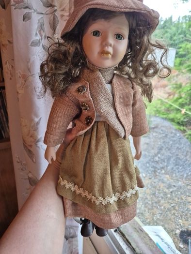 Vintage Irish Doll with Fizzy Hair.