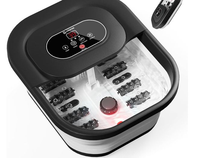 COMFIER Heated Foot Spa Massager, Foot Bath with Vibration