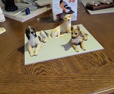 Dog ornaments castagna Italy