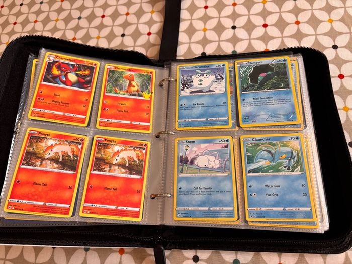 Pokemon folder and cards