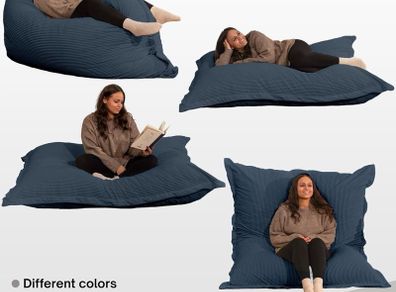 Corduroy big bean bag (bed, armchair, pouffe)