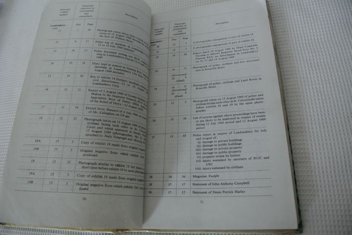 Violence & Civil Disturbances In Northern Ireland In 1969 - Report Of Tribunal Of Inquiry Report