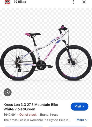 Woman's 27:5 inch bike