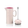 French Press Coffee Maker Porcelain 450ml Blue Image 3