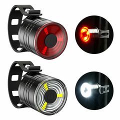 200LM LED Bicycle Front Rear Lighting Taillight Headlight Warning Light Riding Bike Accessories