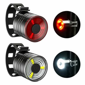 200LM LED Bicycle Front Rear Lighting Taillight Headlight Warning Light Riding Bike Accessories