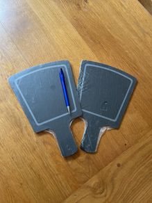 2 x serving slate plater
