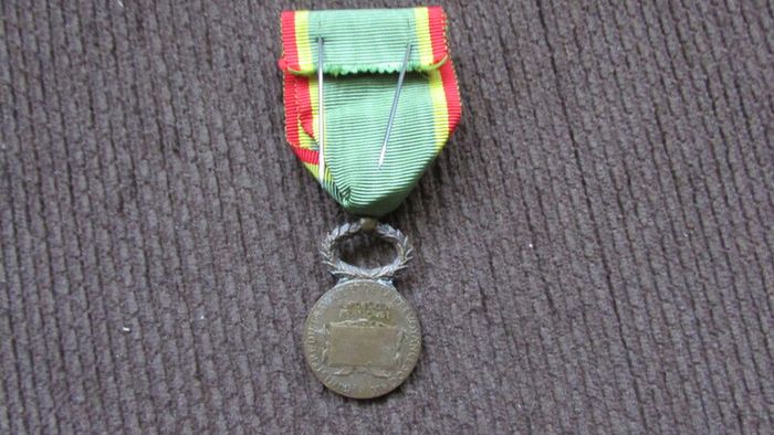 France.Bravery Award Medal.Scarce.Bronze.