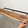 Straight Edge Oak Floating Shelf | Made to Measure | Handmade in Ireland Image 3