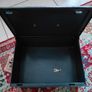 Vintage green metal cash box with key Image 3
