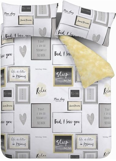 Sleep Dreams Easy Care King Duvet Set Ochre (FREE POSTAGE)