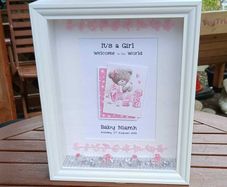 Baby Girl 3D Memento Gift Frame
