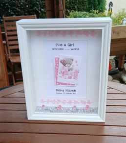 Baby Girl 3D Memento Gift Frame