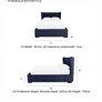Ottoman bed Teal Image 3