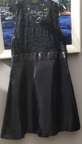 Fabulous Collette Dinnigan Designer French Lace & Linen Cocktail Dress Size 12