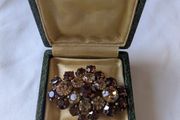 Vintage rhinestone brooch