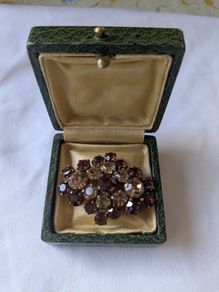 Vintage rhinestone brooch