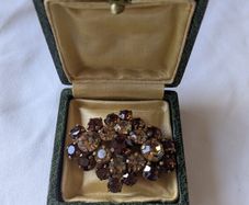 Vintage rhinestone brooch