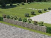 Gabion Wall Galvanised Steel 630x30x50 cm